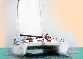 Catamaran Kathaïs, croisières (location ou charter) dans les Antilles avec skipper et équipage