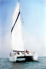catamaran de croisière aux Antilles