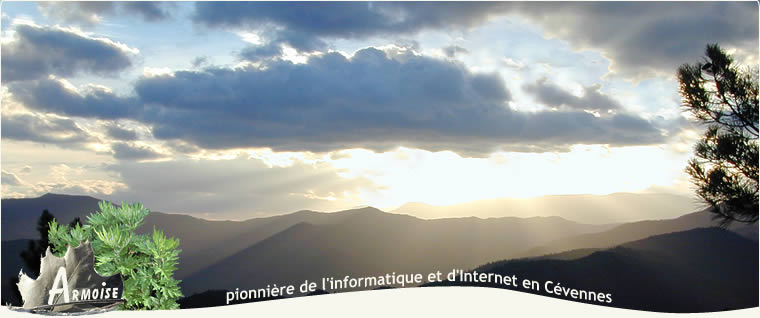 Armoise, informatique et Internet en Cévennes